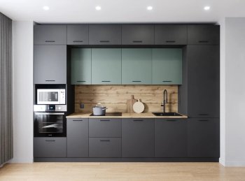 Кухонный гарнитур Изумруд 3400 мм (Санвут) в Первоуральске - pervouralsk.mebel-e96.ru