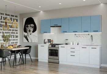 Кухонный гарнитур Капри 3000 мм ЛДСП/МДФ (Санвут) в Первоуральске - pervouralsk.mebel-e96.ru