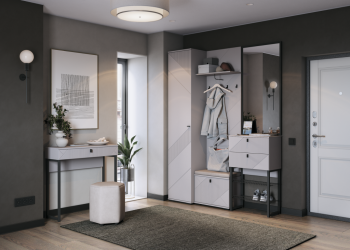 Прихожая Кашемир модульная (МЛК) в Первоуральске - pervouralsk.mebel-e96.ru