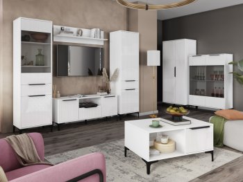 Стенка Кимберли белый, модульная (Handis) в Первоуральске - pervouralsk.mebel-e96.ru