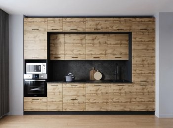 Кухонный гарнитур Крафт 3400 мм (Санвут) в Первоуральске - pervouralsk.mebel-e96.ru