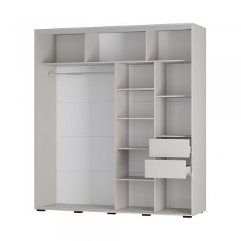 Шкаф-купе Крафт-6 кашемир 2000 мм (БТС) в Первоуральске - pervouralsk.mebel-e96.ru