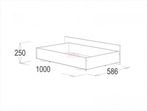 Кровать двойная Ольга 1Н + 2-а ящика (1200*2000) в Первоуральске - pervouralsk.mebel-e96.ru