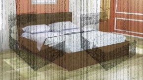 Кровать интерьерная Лита с латами 1400*2000 в Первоуральске - pervouralsk.mebel-e96.ru