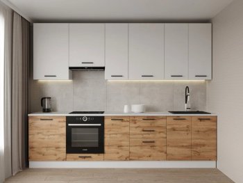 Кухонный гарнитур высокий Лада 3000 мм (Санвут) в Первоуральске - pervouralsk.mebel-e96.ru