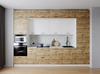 Кухонный гарнитур Лада 3400 мм (Санвут) в Первоуральске - pervouralsk.mebel-e96.ru