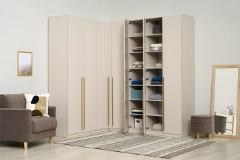 Гардеробная/шкаф 2200*1706 мм Ларго №3 Кашемир (Миф) в Первоуральске - pervouralsk.mebel-e96.ru