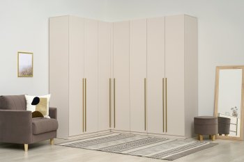 Гардеробная/шкаф 2200*1706 мм Ларго №3 Кашемир (Миф) в Первоуральске - pervouralsk.mebel-e96.ru