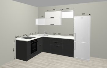 Угловой кухонный гарнитур Санвут 1516х2100 мм в Первоуральске - pervouralsk.mebel-e96.ru