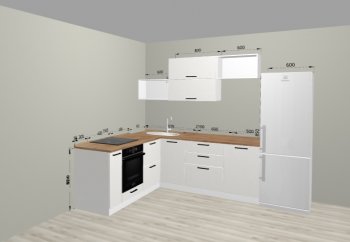 Угловой кухонный гарнитур Санвут 1516х2100 мм в Первоуральске - pervouralsk.mebel-e96.ru
