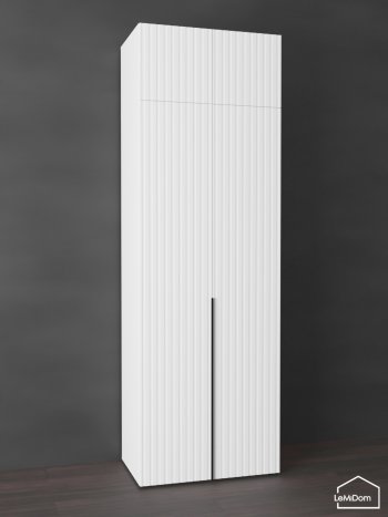 Шкаф с антресолью 800 мм Linnea MHR-2A-1 2450х800х510 (Белый-М 11.1.1) в Первоуральске - pervouralsk.mebel-e96.ru