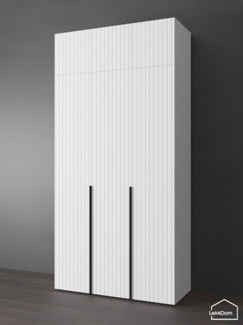 Шкаф с антресолью 1200 мм Linnea MHR-3A-1 2450х1200х510 (Белый-М 11.1.2) в Первоуральске - pervouralsk.mebel-e96.ru