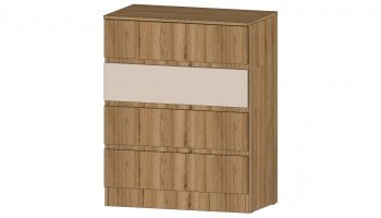 Комод 4 ящика Ленора вотан/Кашемир (Лин) в Первоуральске - pervouralsk.mebel-e96.ru