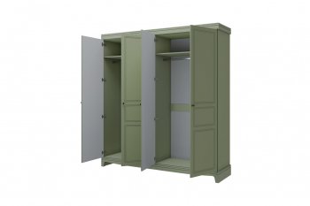 Шкаф 2000 мм распашной ШР-4 Лорето, зеленый самшит (БМ) в Первоуральске - pervouralsk.mebel-e96.ru