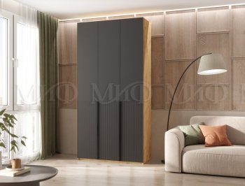 Шкаф 1200 мм Марвэл крафт/графит (Миф) в Первоуральске - pervouralsk.mebel-e96.ru