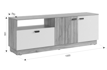 Стенка Моди К1 (Мебельсон) в Первоуральске - pervouralsk.mebel-e96.ru