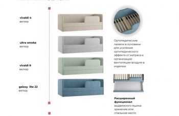 Кровать выкатная Молли-2 (Silva) в Первоуральске - pervouralsk.mebel-e96.ru