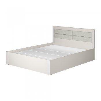 Кровать двуспальная Монако КР-16 кашемир (БТС) в Первоуральске - pervouralsk.mebel-e96.ru