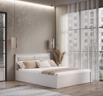 Кровать с подъемным механизмом Монако КР-16 Кашемир (БТС) в Первоуральске - pervouralsk.mebel-e96.ru