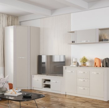 Стенка Монако Кашемир комп.2 (модульная) (БТС) в Первоуральске - pervouralsk.mebel-e96.ru