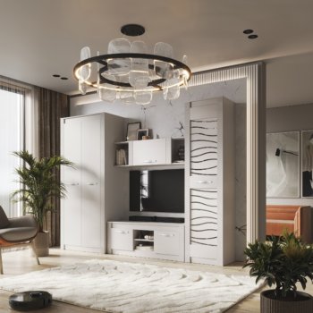 Стенка Монако Кашемир комп.3 (модульная) (БТС) в Первоуральске - pervouralsk.mebel-e96.ru