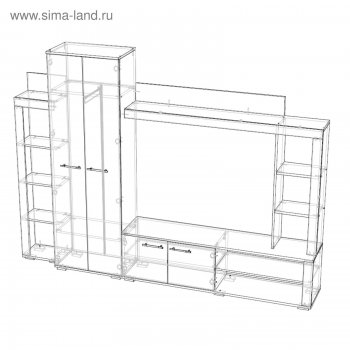 Стенка Монако (Лин) в Первоуральске - pervouralsk.mebel-e96.ru