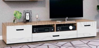 Тумба ТВ Нэнси NEW (2дв.+1ящ.) в Первоуральске - pervouralsk.mebel-e96.ru