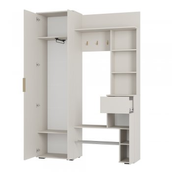 Прихожая Ницца ПР-04 Кашемир (БТС) в Первоуральске - pervouralsk.mebel-e96.ru