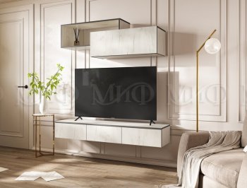 Стенка Норд-2 дуб крафт белый (Миф) в Первоуральске - pervouralsk.mebel-e96.ru