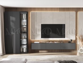 Стенка Норд графит (Миф) в Первоуральске - pervouralsk.mebel-e96.ru