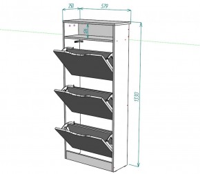 Обувница W10 (ЯАС) в Первоуральске - pervouralsk.mebel-e96.ru