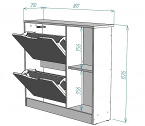 Обувница W30 (ДСС) в Первоуральске - pervouralsk.mebel-e96.ru