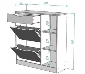 Обувница W34 (ЯАС) в Первоуральске - pervouralsk.mebel-e96.ru