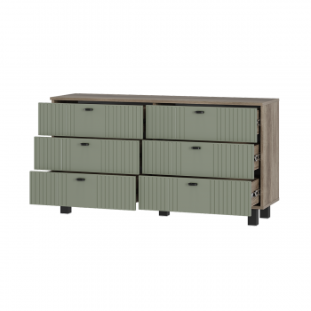 Комод Олива КМ-04 эквалипт софт (БТС) в Первоуральске - pervouralsk.mebel-e96.ru