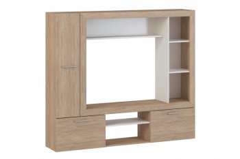 Стенка OSKAR3 дуб сонома (Генезис) в Первоуральске - pervouralsk.mebel-e96.ru