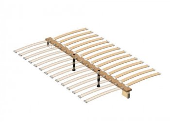 Кровать из массива Грация-1 Льняной (БМ) в Первоуральске - pervouralsk.mebel-e96.ru