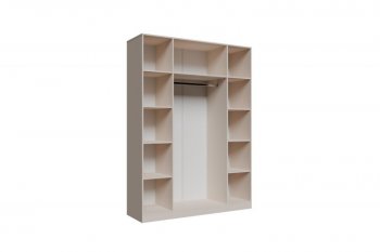 Шкаф 1600 мм Пальма, Сатин (ДСВ) в Первоуральске - pervouralsk.mebel-e96.ru