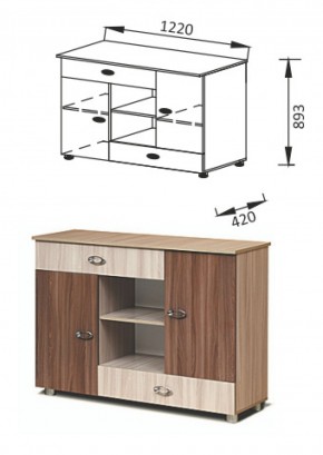 ПМ-11Комод Юниор-6 в Первоуральске - pervouralsk.mebel-e96.ru