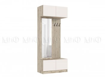 Прихожая Роджина крафт серый/кашемир, модульная (Миф) в Первоуральске - pervouralsk.mebel-e96.ru