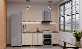 Кухонный гарнитур Ромашка 1600 мм Кашемир (Аленка) в Первоуральске - pervouralsk.mebel-e96.ru