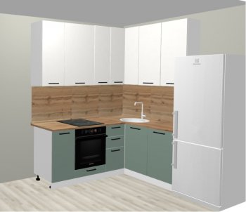Кухонный гарнитур угловой 2000*1400 мм (Санвут) в Первоуральске - pervouralsk.mebel-e96.ru