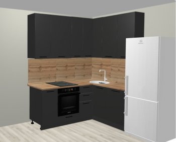 Кухонный гарнитур угловой 2000*1400 мм (Санвут) в Первоуральске - pervouralsk.mebel-e96.ru