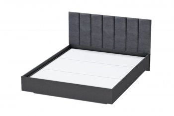 Кровать Шарм (арт.031М1) настил, Антрацит (Диал) в Первоуральске - pervouralsk.mebel-e96.ru | фото