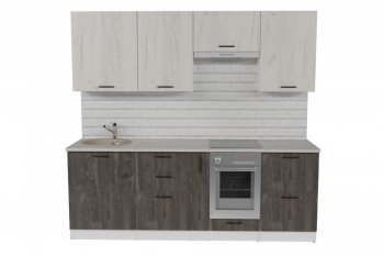 Кухонный гарнитур Сиена компакт 2200 мм (Герда) в Первоуральске - pervouralsk.mebel-e96.ru