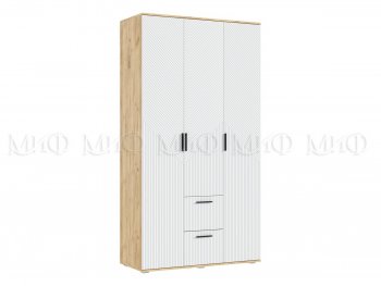 Шкаф 1200 мм Сильвия, крафт/белый (Миф) в Первоуральске - pervouralsk.mebel-e96.ru