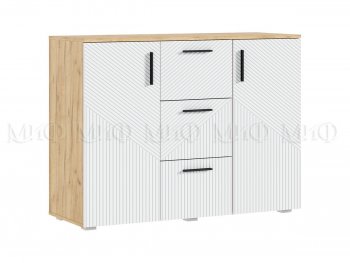 Комод Сильвия, крафт/белый (Миф) в Первоуральске - pervouralsk.mebel-e96.ru