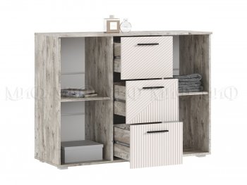 Комод Сильвия, дуб юкон/кашемир (Миф) в Первоуральске - pervouralsk.mebel-e96.ru