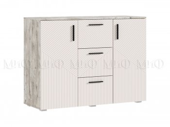 Комод Сильвия, дуб юкон/кашемир (Миф) в Первоуральске - pervouralsk.mebel-e96.ru