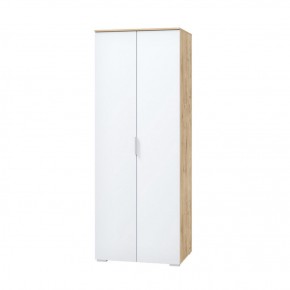 Шкаф для одежды 2х дверный 800 мм Сканди белый (МЛК) в Первоуральске - pervouralsk.mebel-e96.ru | фото