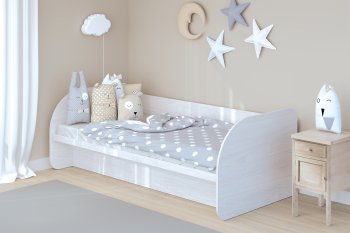 Кровать с подъемным механизмом Сказка, ясень (Зарон) в Первоуральске - pervouralsk.mebel-e96.ru
